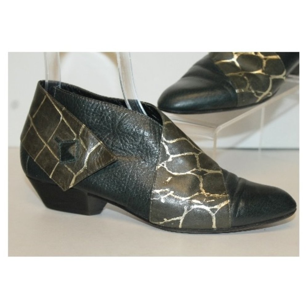 Vintage Italian Art Deco Bootie Boot